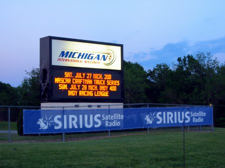 Michigan International Speedway - Sign (newer photo)